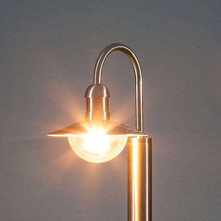 Produktbild Lindby Damion Garten Leuchten Stainless Steel (E27, IP44)
