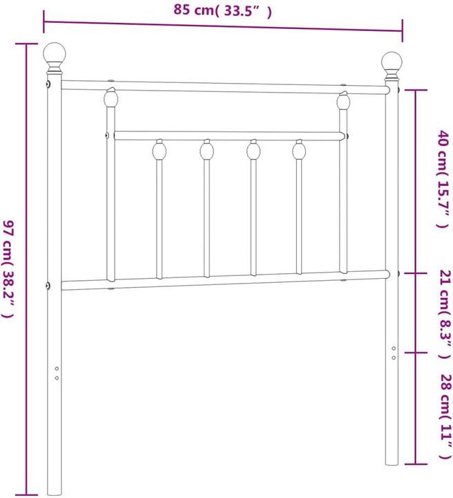 Actual product image VidaXL Paola (85 x 3 x 97 cm)