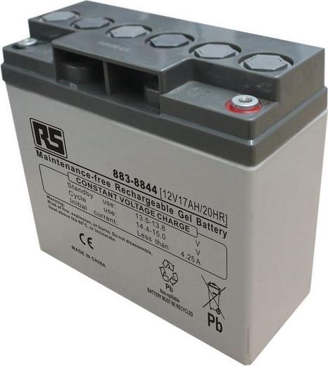 Image du produit Rs Pro 12v 17Ah Gel Batterie à l'acide de plomb (12 V, 17000 mAh)