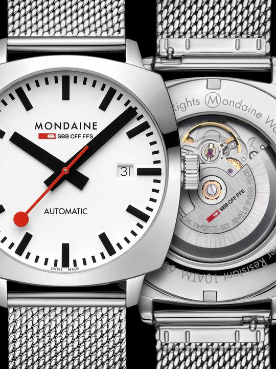 Actual product image Mondaine Cushion (Swiss made, 39 mm)