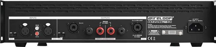 Produktbild reloop Dominance 702 MK2 Endstufe (Endstufe)