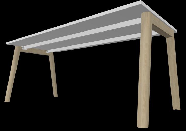Actual product image Narbutas Nova Wood desk (1800 x 800 x 740 mm)