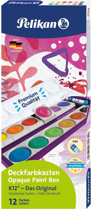 Produktbild Pelikan Farbkasten 12ST K12V violett (Violett, 12 ml)