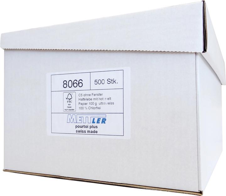 Image du produit Mettler Office Enveloppe sans fenêtre (C5, 500 x)