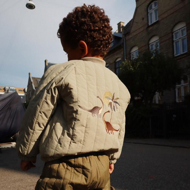 Actual product image Konges Slojd Juno bomber jacket Laurel Oak (104)