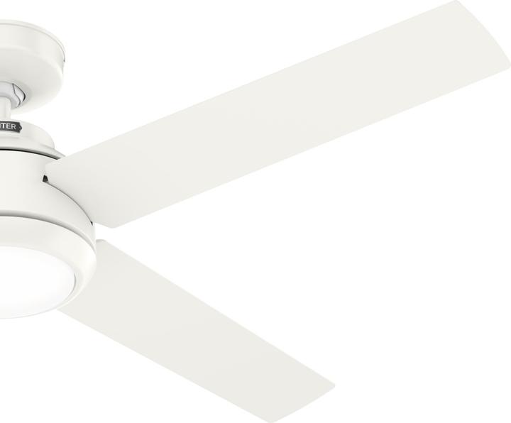 Actual product image Hunter Fans DC Deckenventilator Greta Weiss mit LED & Fernbedienung (45 dB)