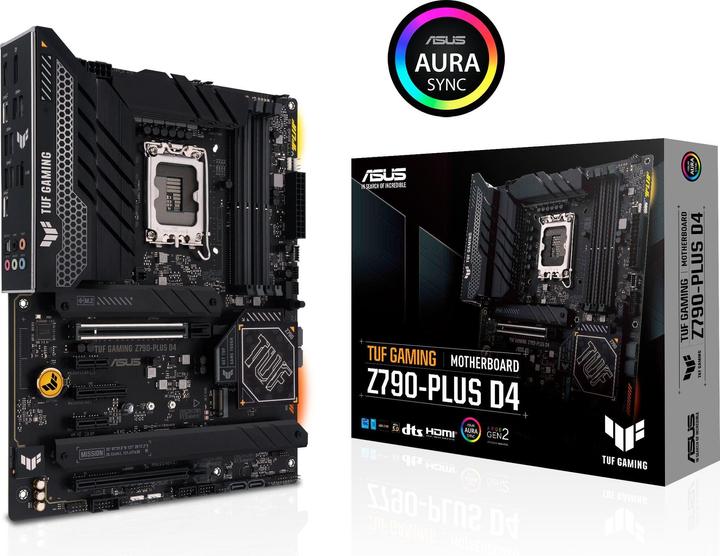 Image du produit ASUS TUF GAMING Z790-PLUS D4 (LGA 1700, Intel Z790, ATX)