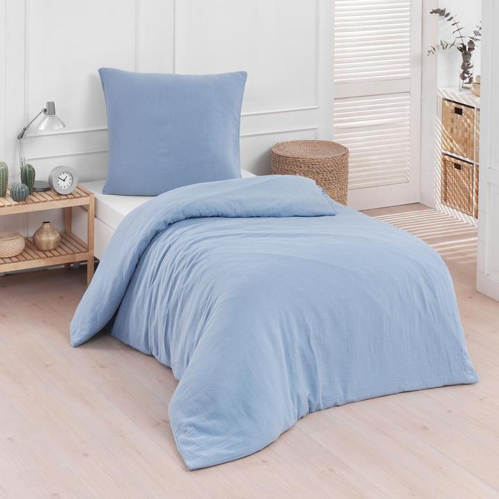 Produktbild Traumschlaf Musselin Uni (Duvetbezug, 135x200 cm + 80x80 cm)