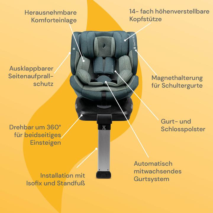 Actual product image Osann Eno360 SL i-Size (Reboarder, ECE R129/i-Size Standard)