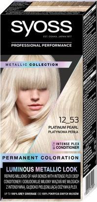 Syoss Permanent Coloration Hair Dye 12-53 Platinium Pearl