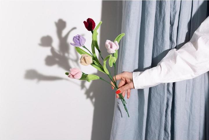 Actual product image Creativ Company Bastelset Tulpen, Chenilledraht Mini, Altersempfehlung ab
