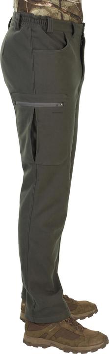 Immagine prodotto Solognac Pantaloni da caccia in pile caldi a basso rumore verde 100 (3XL)