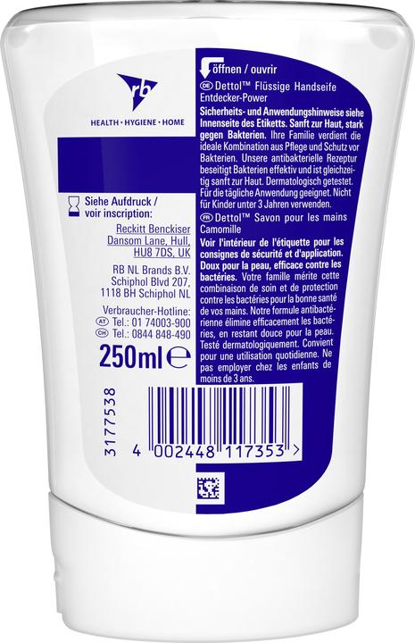 Image du produit Dettol Le pouvoir de la découverte (Recharges, 250 ml)