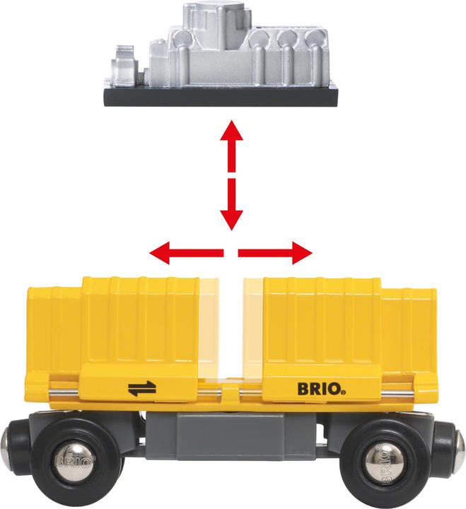 Actual product image Brio three-car freight train