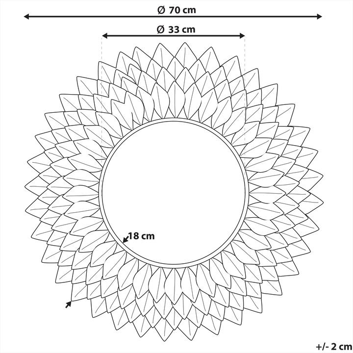 Actual product image Beliani Larrau (Ø 70 cm)