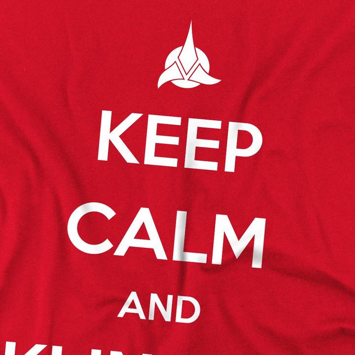 Actual product image Mens Calm Klingon T-Shirt (4XL)