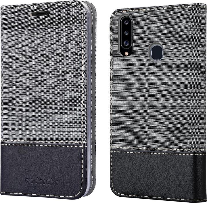 Produktbild Cadorabo Book Jeans Optik Cover (TCL A30, Samsung Galaxy M10s, Samsung Galaxy A20)
