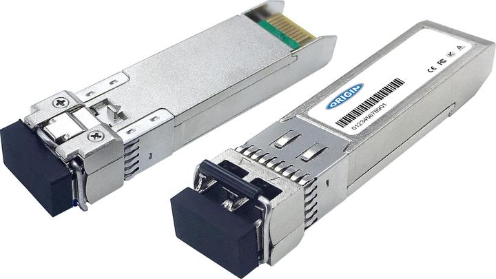 Actual product image Origin Storage TRX-32GFCSFP-SR QNAP Compatible Transceiver SFP28 32GBase-SW Fibre Channel (850nm MMF 100m LC DOM)