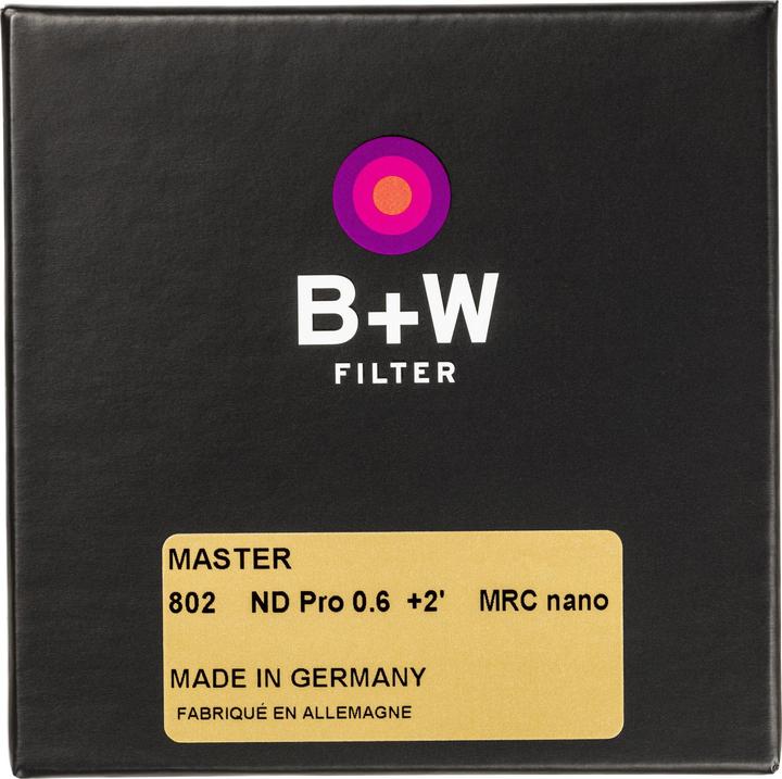 Actual product image B+W Filter 95mm ND 0.6 MRC Nano Master (95 mm, Neutral density filter)