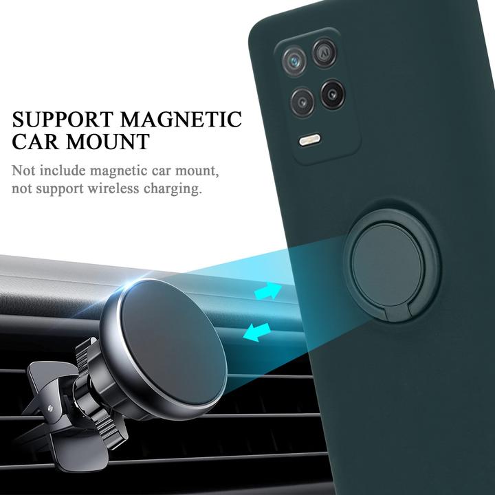 Actual product image Cadorabo TPU Liquid Ring Silicone Case Cover for Realme 8 5G / V13 / Q3 / Q3i / Narzo 30 5G (Realme V13, Realme Narzo 30 5G, Realme Q3i 5G)