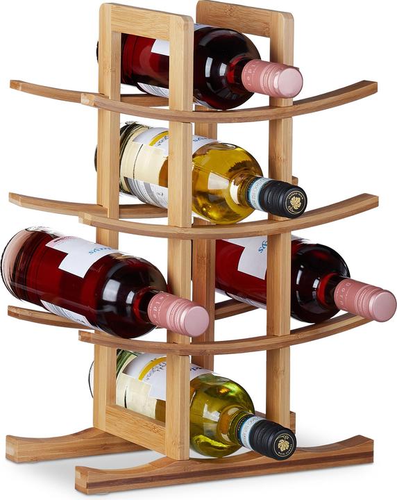 Actual product image Relaxdays Wine Rack For 12 Bottles (30 x 16 x 42.5 cm, 12 Fl.)