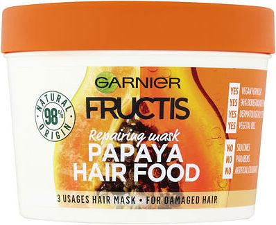 Produktbild Garnier Fructis Hair Food Papaya Repairing Mask (400 ml)