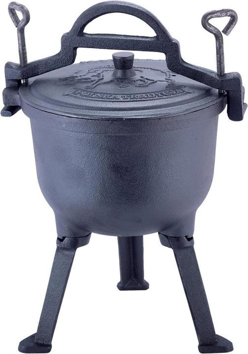 Productafbeelding Kamille Gietijzeren ketel met deksel 8L 4801V (Steelpan, Gietijzer)