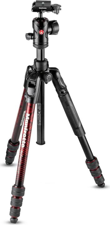 Immagine prodotto Manfrotto set di treppiedi Befree Advanced MKBFRTA4RD-BH, rosso (Metallo)