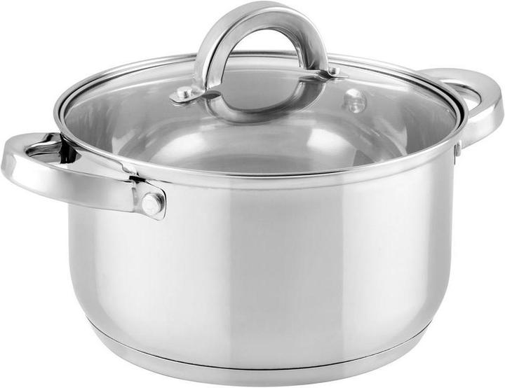 Florin Stainless steel pot with lid Florina Claude 26 cm 7.25 l (26 cm, Pot, Stainless steel)