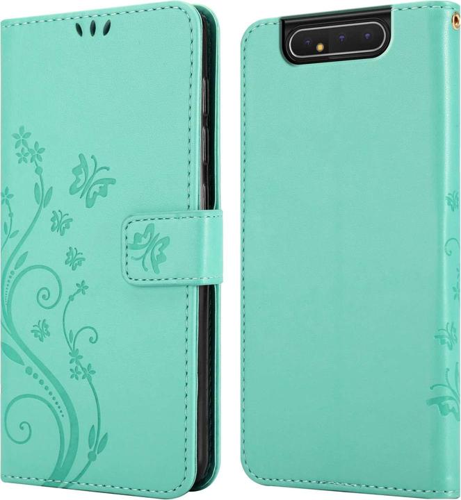 Produktbild Cadorabo Hülle für Samsung Galaxy A80 / A90 4G mit Blumen Muster (Samsung Galaxy A80)