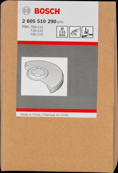Immagine prodotto Bosch Professional Zubehör Coperchio di protezione con piastra di copertura, 115 mm, adatto per PWS 700-115