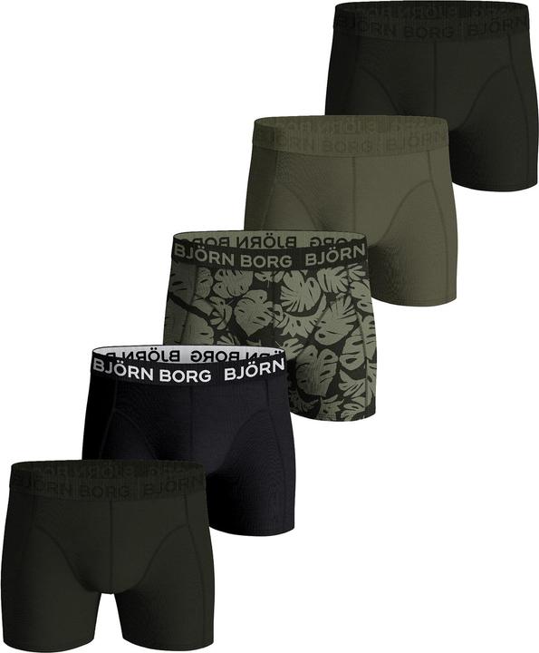 Björn Borg Cotton Stretch Boxer 5er Pack - 62095 (XXL, 5er Pack)