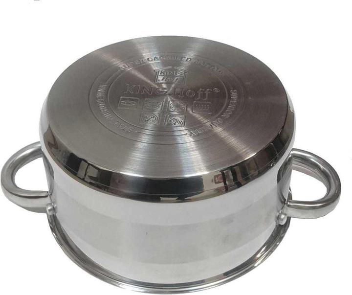 Produktbild Kinghoff POT WITH LID 18cm KH-4328 2L (18 cm, Kochtopf, Edelstahl)