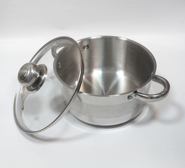 Produktbild Kinghoff POT WITH LID 18cm KH-4328 2L (18 cm, Kochtopf, Edelstahl)