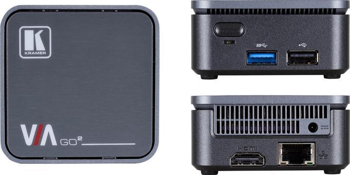 Actual product image VIA-GO2 wireless presentation system for many transmission standards, with moderation (HDMI 1)