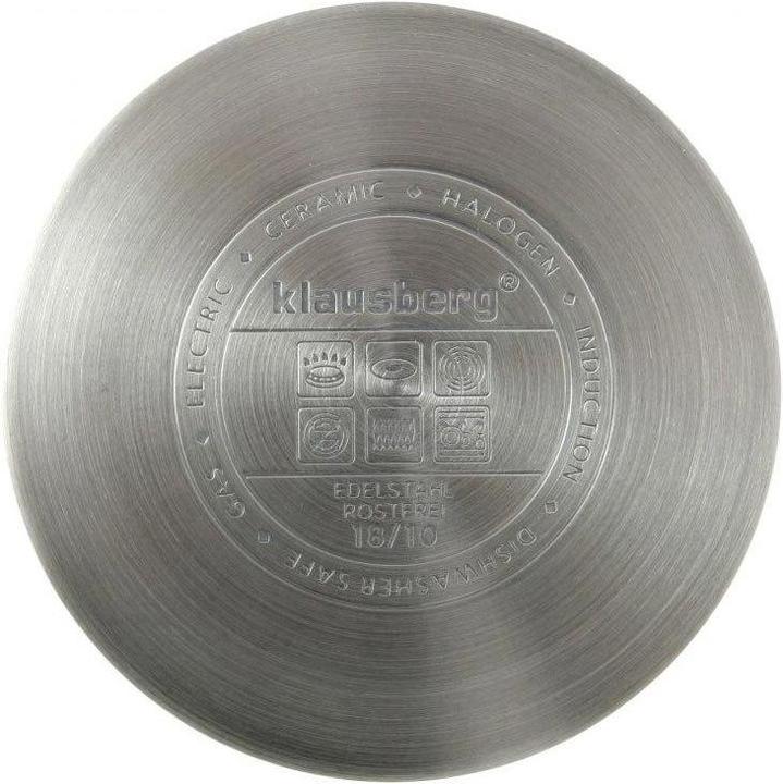 Actual product image Klausberg Steel pot 18/10 KB-7228 24cm 6L (24 cm, Stainless steel)