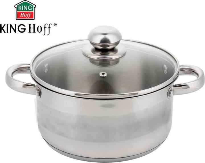 Produktbild Kinghoff POT WITH LID 18cm KH-4328 2L (18 cm, Kochtopf, Edelstahl)