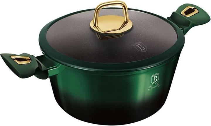 Image du produit BerlingerHaus Set De Casseroles En Titane 10 Pcs. Bh-6065 Emerald (Ensemble de casseroles et de poêles de cuisson, Aluminium)