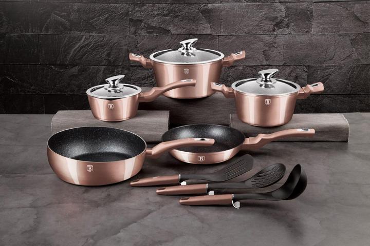 Produktbild BerlingerHaus BH-6160 Granit Topfset (24 cm, Kochtopf, Aluminium)
