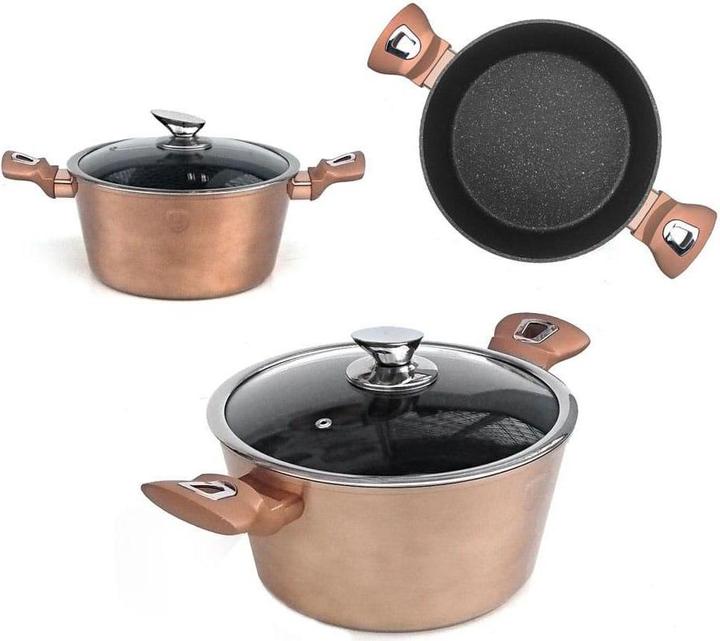 Produktbild BerlingerHaus BH-6160 Granit Topfset (24 cm, Kochtopf, Aluminium)