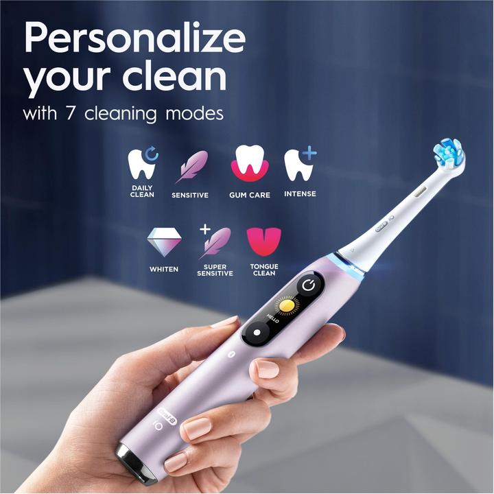 Immagine prodotto Oral-B Quarzo rosa iO9S (Spazzolino oscillante)