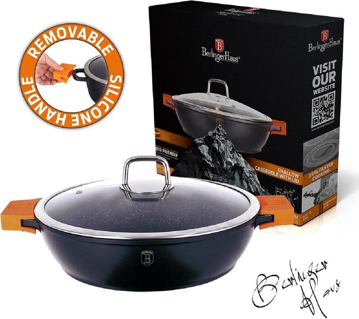 Productafbeelding BerlingerHaus GRANIETPOT DIAMANT 28cm 3.1l BH-1109 (28 cm, Kookpotten en pannenset, Aluminium)