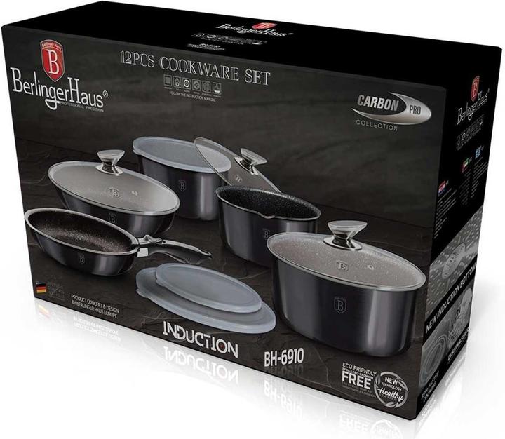 Produktbild BerlingerHaus Kitchenware set (Pfannenset + Topfset, Aluminium)