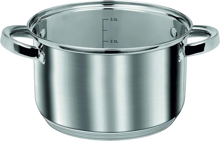 Actual product image MPM POT SET MGK 10 PART 10 (Pan set + pot set, Stainless steel)