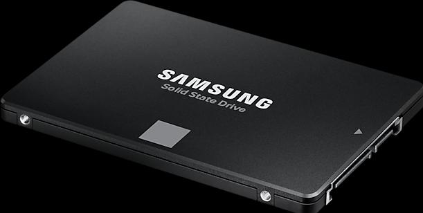 Actual product image Samsung 870 EVO (250 GB, 2.5")