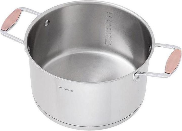 Actual product image Klausberg Steel pot 18/10 KB-7228 24cm 6L (24 cm, Stainless steel)
