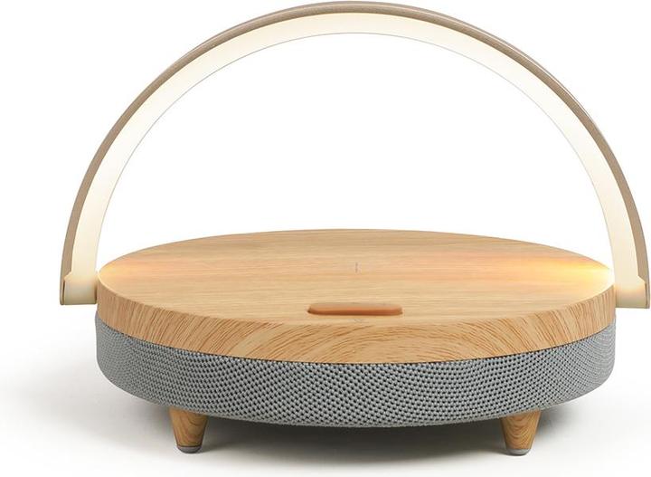 Livoo Altoparlante a LED con caricatore wireless (4 h)