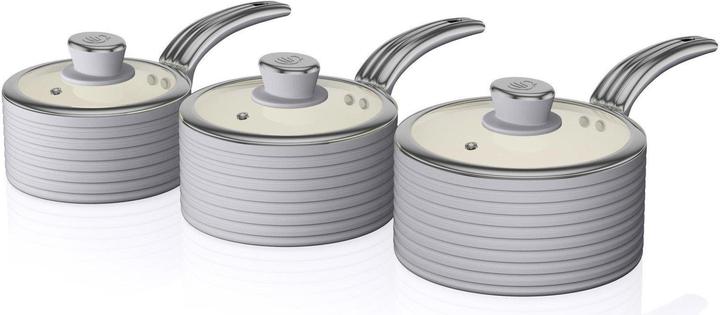 Swan Pot set retro RETRO SWPS3020GRN (18 cm, Pan set + pot set, Aluminium)