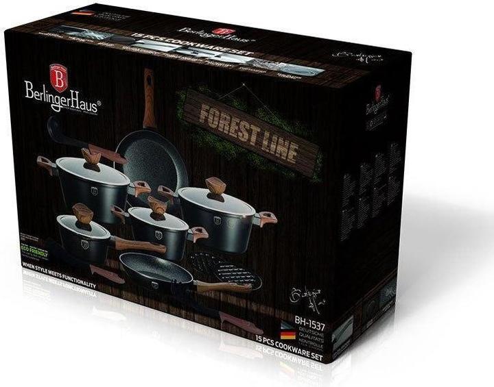 Produktbild BerlingerHaus Forest Line BH-1537 (28 cm, Pfannenset + Topfset, Aluminium)