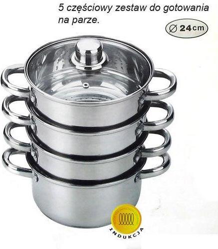 Actual product image Kinghoff STEAM POT 24cm 5.0L KH-3320 (24 cm, Pot, Stainless steel)